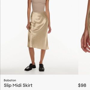 Aritzia Babaton Slip Skirt